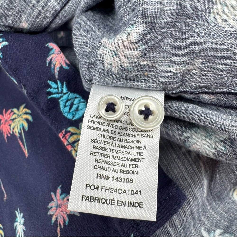 Chubbies Mens Friday Shirt- palm daddy-szM NWT tropical vacation beach button up - Picture 7 of 9